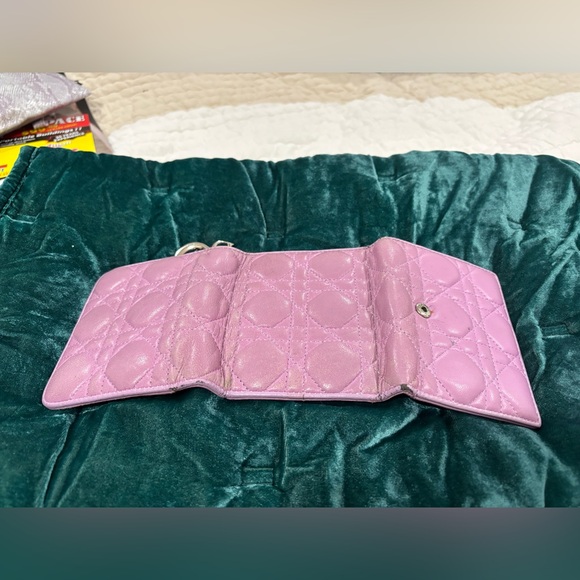 Dior Mini Lady Trifold Wallet - Picture 6 of 12